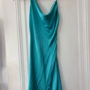 Princess Polly Turquoise Backless Dress
